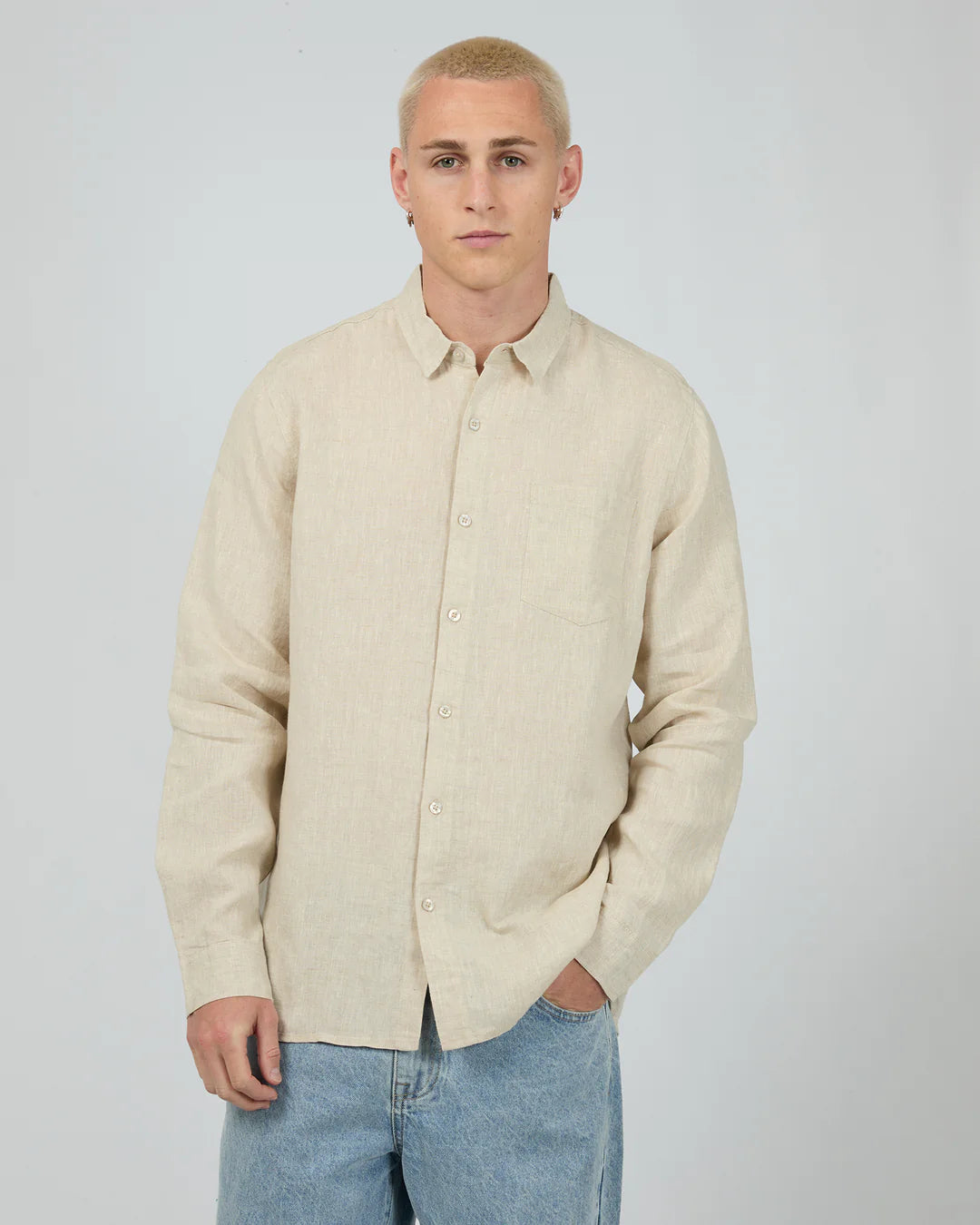 LINEN LONG SLEEVE SHIRT