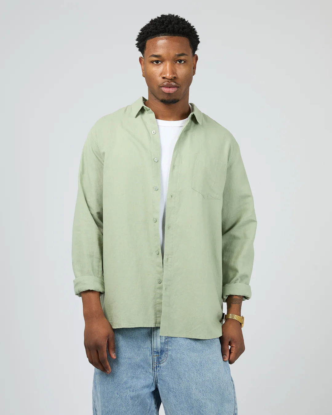 LINEN LONG SLEEVE SHIRT